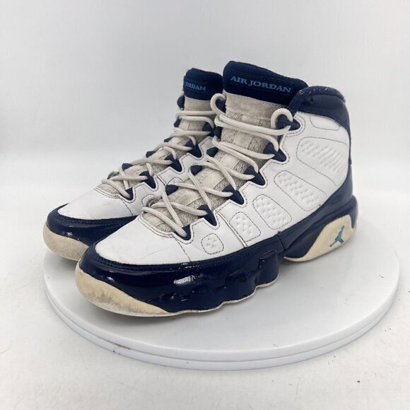Nike Other - Nike Air Jordan 9 Retro Blue White Youth Sneaker Shoes 302359-145 Size 4.5 Y